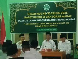 Peringati Milad ke-50, MUI Kota Banjar Kukuhkan Komitmen untuk Kemaslahatan Umat dan Bangsa