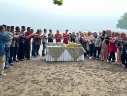 Keluarga Besar Kodim 0625/Pangandaran Beri Kejutan Ulang Tahun kepada Danrem 062/Tarumanagara