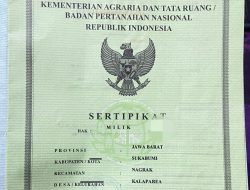Sertifikat Tanah Aspal Menghantui Warga Desa Kalaparea, BPN Sukabumi Diminta Bertanggung Jawab