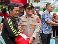 Polres Banjar Gelar Gerakan Pangan Murah, 500 Paket Sembako Ludes Diserbu Warga