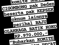 Viral di Media Sosial, Dugaan Pungli Harga Baju Olahraga Batik Koko SMPN 1 Cigombong Capai Rp 970 Ribu