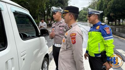 Cegah Siswa Ikut Aksi Demo, Polres Banjar Lakukan Penyekatan di Perbatasan