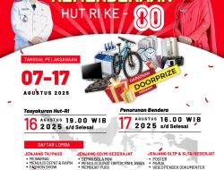 Gelar Berbagai Macam Lomba, Desa Tugu Jaya Adakan Semarak Kemerdekaan RI Ke 80