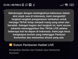 Tayangan Demo Viral, Fitur Live TikTok Malah Jadi Korban