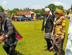 Meriah, Desa Pangandaran Rayakan Milangkala ke-43 dengan Karnaval dan Doa Bersama
