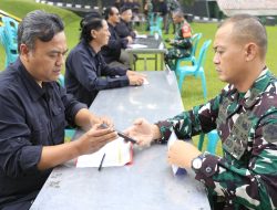 Antisipasi Judi Online, Kodim 0607/Kota Sukabumi Gelar Razia HP Prajurit dan PNS