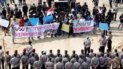Ratusan Mahasiswa Pangandaran Gelar Aksi Damai di Polres, Tuntut Keadilan atas Kematian Ojol di Jakarta