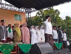 Ribuan Santri Padati Lapang Merdeka Pangandaran, Semarak Peringatan Hari Santri Nasional 2025