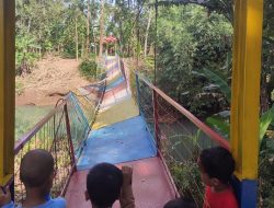 Jembatan Gantung yang Ambruk di Pangandaran Dibangun dari Progam CSR Telkom Indonesia