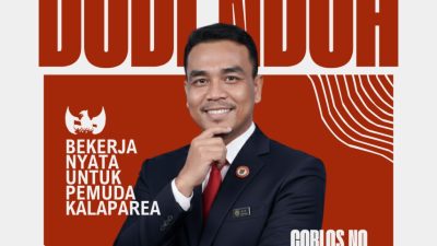 Muda, Aktif, dan Visioner, Dodi Ramadhan Calon Nomor 4 Siap Jadi Energi Baru Pemuda Kalaparea