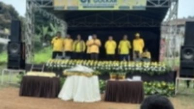HUT ke-61, Golkar Kabupaten Bogor Gelar Santunan Anak Yatim di Megamendung
