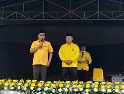 Ketua DPD Golkar Bahas Program UHC untuk Warga Tidak Mampu di Peringatan HUT ke-61