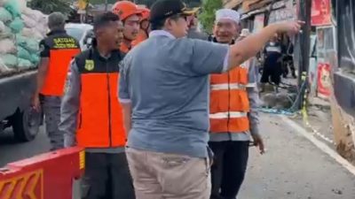 Bahaya Mengintai, Tiga Bangunan di Lokasi Pergeseran Tanah Cigombong Dikosongkan