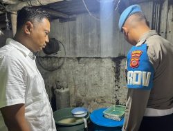 Razia Minuman Keras, Satres Narkoba Polres Banjar Amankan Puluhan Liter Tuak dan Ciu