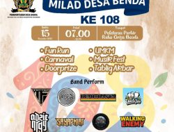 Menjelang HUT ke-108 Desa Benda, Warga Antusias Sambut Tabligh Akbar dan Karnaval Budaya