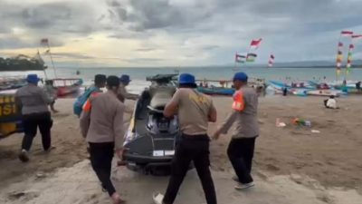 Cegah Insiden Laut, Satpolairud Pangandaran Perketat Patroli Kawasan Wisata