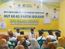 Golkar Pangandaran Tutup HUT Ke61 dengan Doa Bersama Nasional