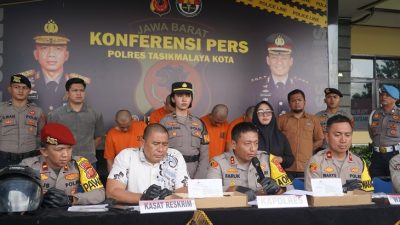 Sindikat Curat Mobil Terungkap, Polres Tasikmalaya Kota Amankan Lima Pelaku