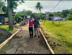 Pemdes Ciburuy Realisasikan Anggaran Banprov 2025 Dengan Rabat Beton Di Wilayah RW 10