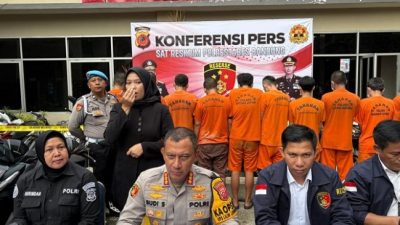 Satreskrim Polrestabes Bandung Ungkap 7 Kasus Curanmor, 14 Pelaku Ditangkap