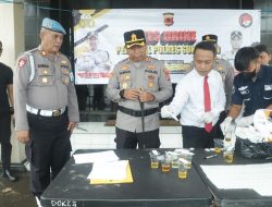 177 Personel Polres Sukabumi Jalani Tes Urine, Kapolres Pastikan Institusi Bersih