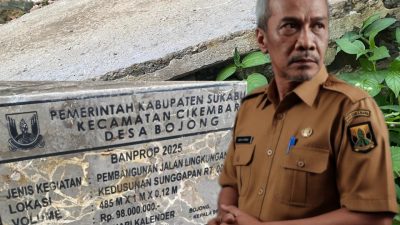 Inspektorat Soroti Proyek Betonisasi Jalan di Desa Bojong Cikembar, Dugaan Melebihi Volume Korbankan Kualitas