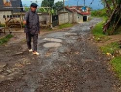 Program Prioritas Saat Kampanye, Realisasi Nol: Jalan Kabupaten di Ciambar Rusak Parah Bertahun-tahun