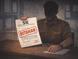 Diduga Tanpa Dokumen Resmi Oknum Kepagawean Tarik dan Tahan SK PW salah satu Guru Dicigombong