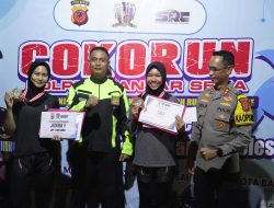 Cokor Run Polres Banjar SETIA, Gaungkan Semangat Solid dan Inovatif di Taman Kota