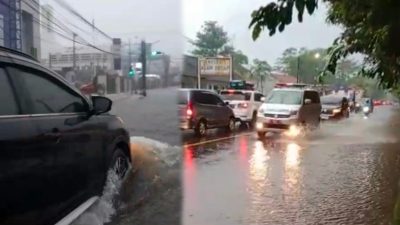 Genangan di Alun-alun Banjar, Kapasitas Drainase Perkotaan Perlu Evaluasi