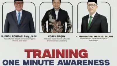 Training One Minute Awareness: Cara Kemenag Banjar Cetak Guru Berkarakter