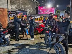 Polres Banjar Amankan 12 Motor Berknalpot Brong dalam Operasi Dinihari