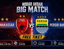Polres Banjar Jadikan Nobar PSM vs Persib Sebagai Ruang Hiburan Aman untuk Warga