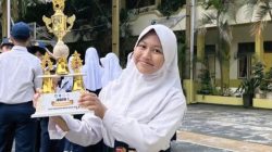 “Prestasi Ini untuk Papa” Caca Menangis Haru Raih Juara 1 FLS2N Kota Banjar