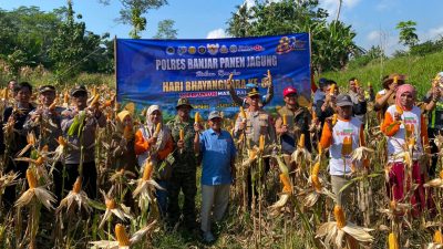 Kapolres Banjar Hadiri Temu Lapang dan Panen Raya Jagung di Pataruman, Dukung Swasembada Pangan 2026