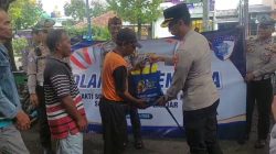 Hari Bhayangkara ke-80, Polres Banjar Rangkul Pekerja Sektor Informal Lewat Bakti Sosial