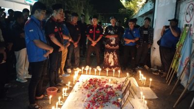 Doa Bersama untuk Nanda Kiki, Buruh Kota Banjar Desak Evaluasi K3 dan Sistem Kerja