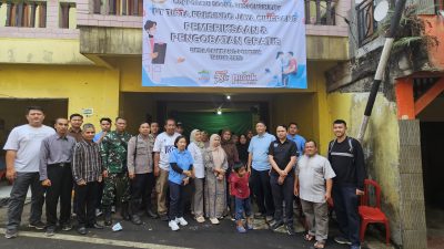 CSR Bidang Kesehatan, Ratusan Warga Antusias Ikuti Pengobatan Gratis TFJ Ciherang