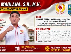Andi Maulana Usung Visi “Banjar Juara”, Fokus Prestasi, Tata Kelola Organisasi dan Kesejahteraan Atlet