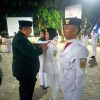 R.E Irwan Somantri S,STP., M.M Kukuhkan Pasukan Paskibra Kecamatan Cigombong Tahun 2026