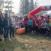 Ribuan Warga meriahkan Jalan Sehat Hari Jadi Desa Muara Jaya ke 41 Sekaligus HUT RI KE 81 di Lapangan Sepak Bola Lebak Pari