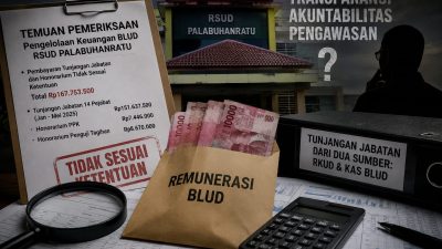 Rp167,7 Juta Bermasalah? Dugaan Tunjangan Ganda dan Honorarium Tanpa Dasar Hukum di RSUD Palabuhanratu