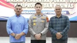 Polres Indramayu Gelar Silaturahmi Bersama Awak Media, Lepas Purna Tugas Kasipropam dan Kasiwas