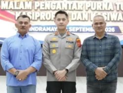 Polres Indramayu Gelar Silaturahmi Bersama Awak Media, Lepas Purna Tugas Kasipropam dan Kasiwas