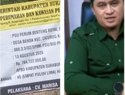 Proyek PSU Perumahan Benteng Royal Residence Sukabumi Disebut Telah Lolos Verifikasi
