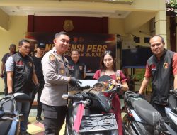 Polres Sukabumi Ungkap 20 Kasus Curanmor, 61 Motor Diamankan dari Enam Kelompok