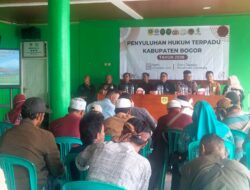 Tim Terpadu Setda Bogor, Berikan Penyuluhan Hukum Kepada RT, RW, Tokoh Agama, Kader Dan Tokoh Pemuda Desa Tugu Jaya